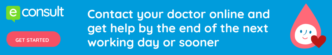 contact your gp practice onliine today using this banner link